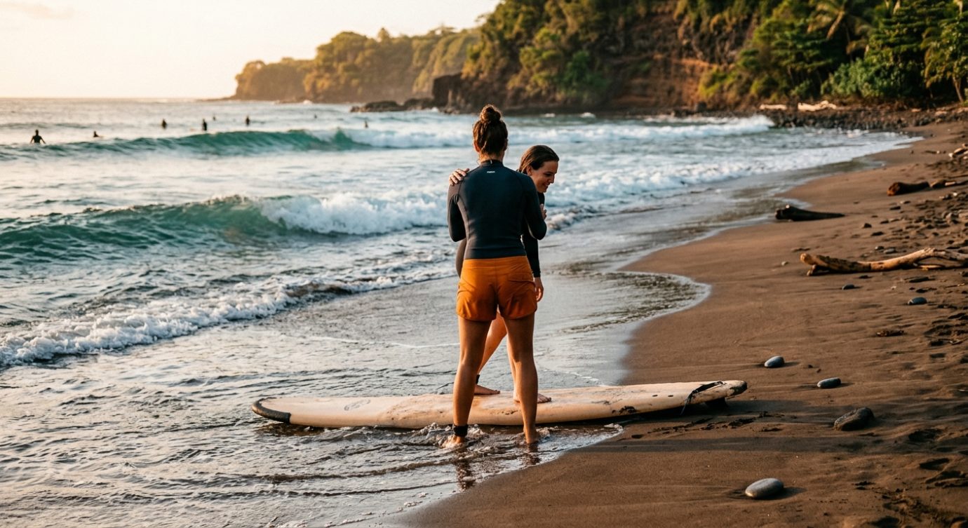 Les piliers d'une initiation au surf en Guadeloupe réussie