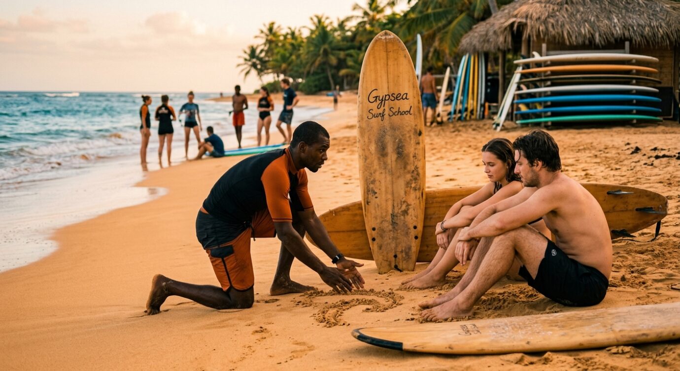 Comment identifier les meilleurs cours de surf à Saint-François en Guadeloupe ?